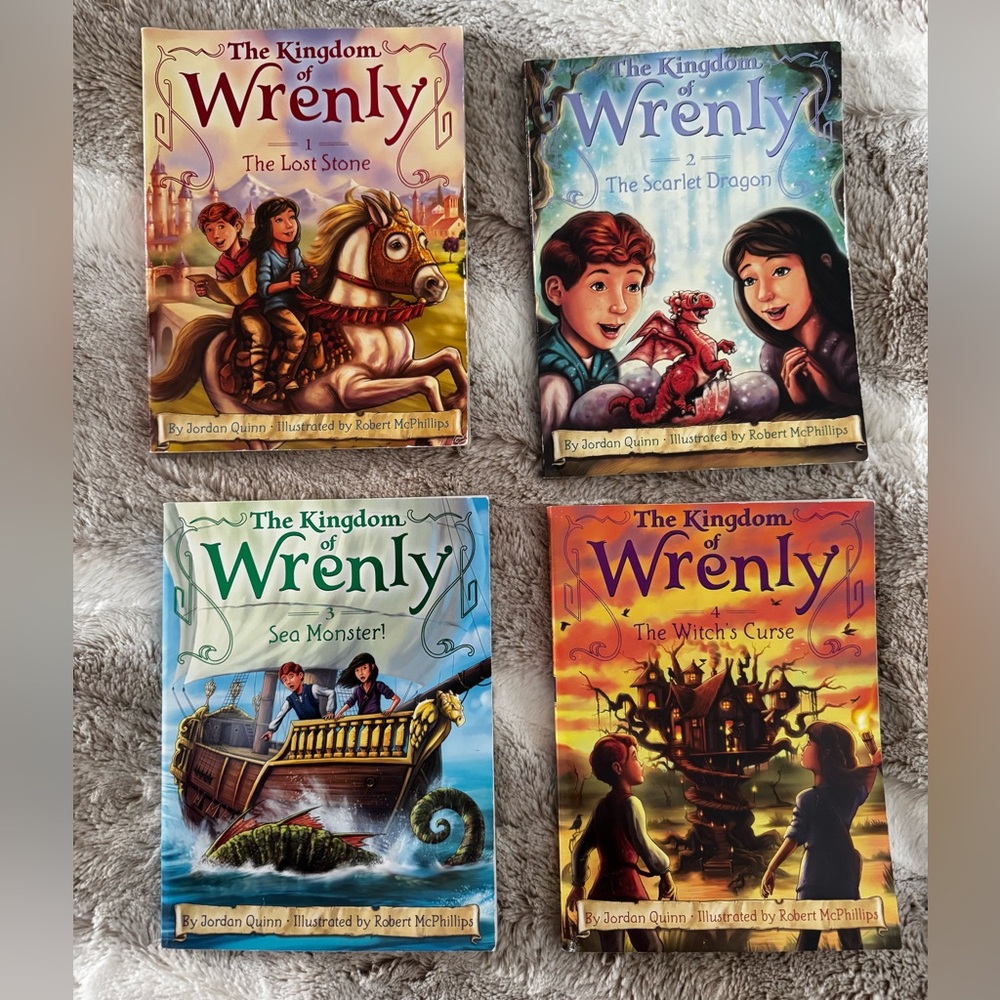 The Kingdom of Wrenly Book Set Books 1-4. EUC